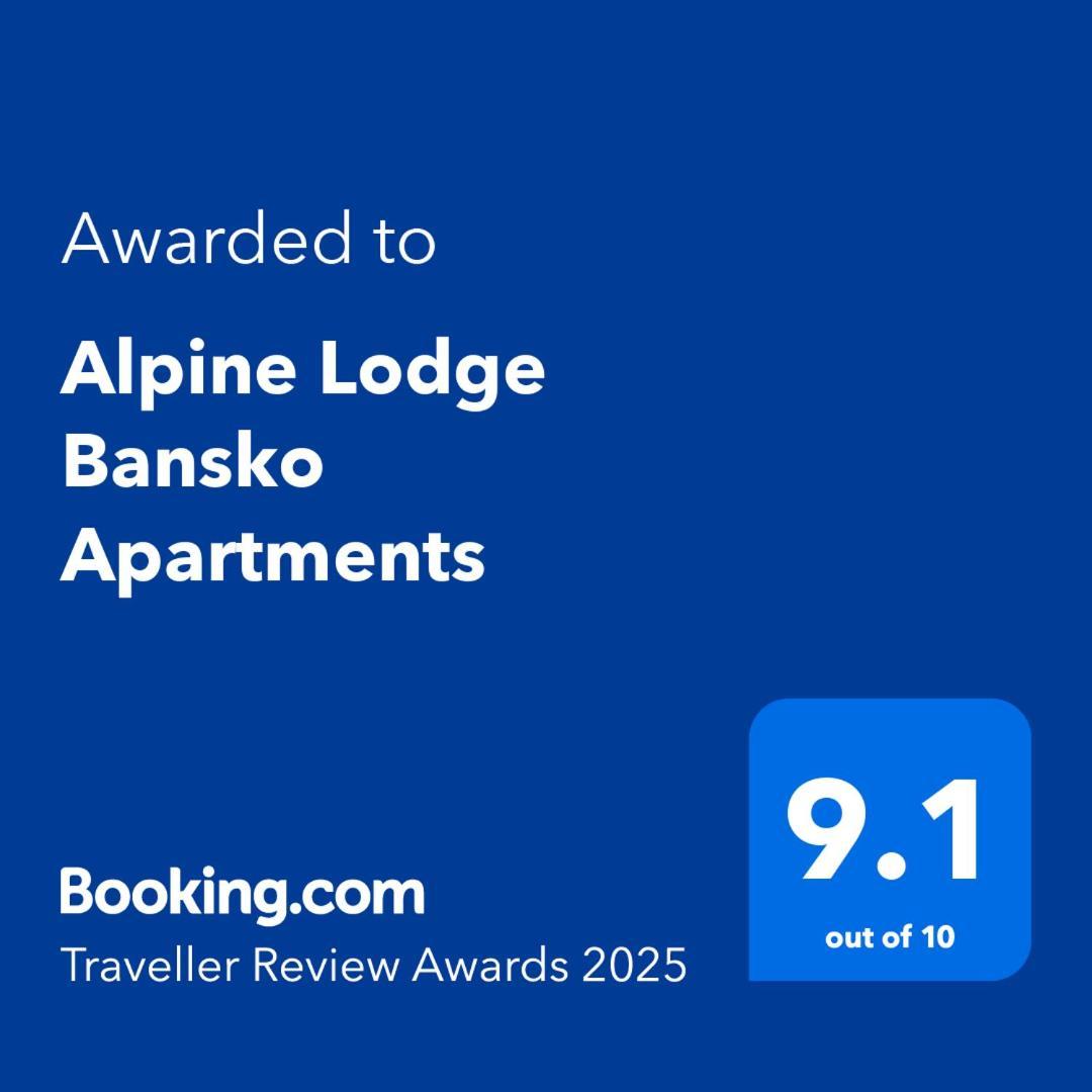 Alpine Lodge Bansko Apartments Eksteriør bilde